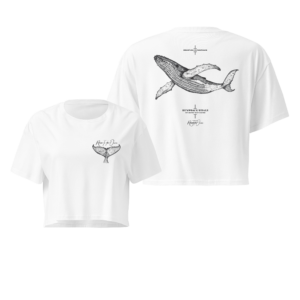 Cropped Tee - Humpback Whale