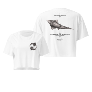 Cropped Tee - Whitespotted Wedgefish